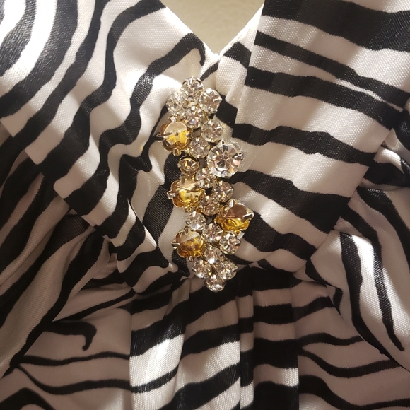 Very Cute & Sexy Taboo Zebra Print Dress - Picture 5 of 8